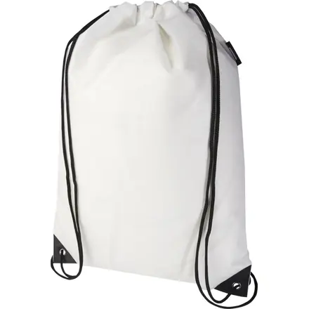 Evergreen GRS recycled non-woven drawstring bag 5L - PF Concept promotional product, branded with your logo