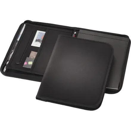 Berkely A4 zippered portfolio - PF Concept promotional product, branded with your logo