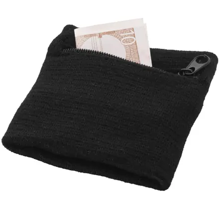 Brisky performance wristband with zippered pocket - PF Concept promotional product, branded with your logo