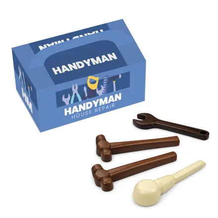 Eco Range - Tool Box - Chocolate Tools - branded promotional product