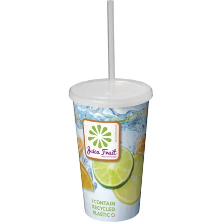 Brite-Americano® 350 ml double-walled stadium cup - PF Concept promotional product, branded with your logo