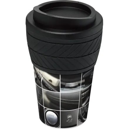Brite-Americano® tyre 350 ml insulated tumbler - PF Concept promotional product, branded with your logo