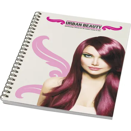 Desk-Mate® A5 colour spiral notebook - PF Concept promotional product, branded with your logo
