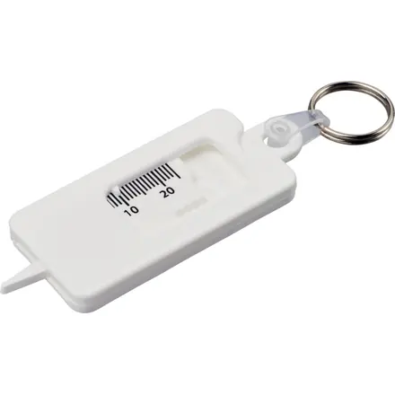 Kym recycled tyre tread check keychain - PF Concept promotional product, branded with your logo