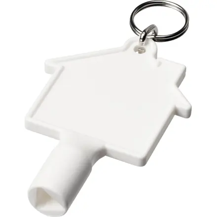Maximilian house-shaped recycled utility key keychain - PF Concept promotional product, branded with your logo