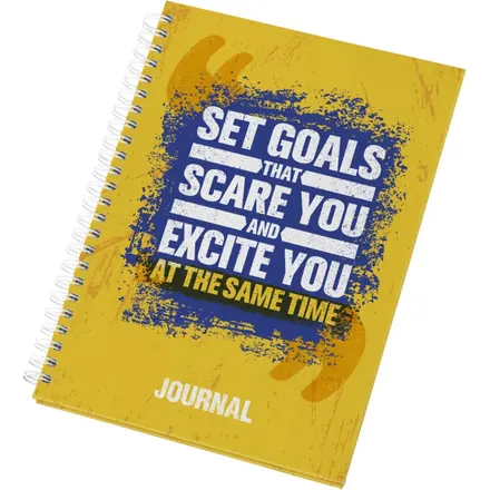 Desk-Mate® A5 hard cover journal - PF Concept promotional product, branded with your logo