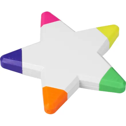 Solvig star highlighter - PF Concept promotional product, branded with your logo