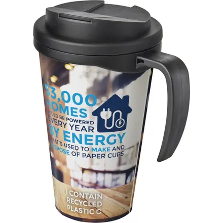 Brite-Americano® Grande 350 ml mug with spill-proof lid - PF Concept promotional product, branded with your logo