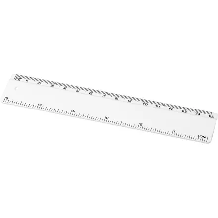 Refari 15 cm recycled plastic ruler - PF Concept promotional product, branded with your logo