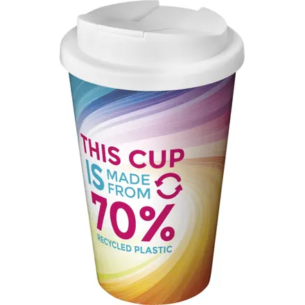 Brite-Americano® Eco 350 ml spill-proof insulated tumbler - PF Concept promotional product, branded with your logo
