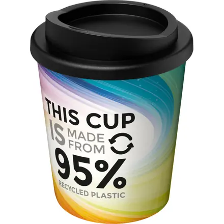 Brite-Americano® Espresso Recycled 250 ml insulated tumbler - PF Concept promotional product, branded with your logo