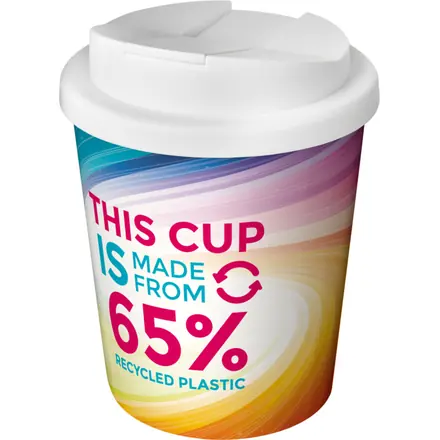Brite-Americano Espresso Eco 250 ml spill-proof insulated tumbler - PF Concept promotional product, branded with your logo