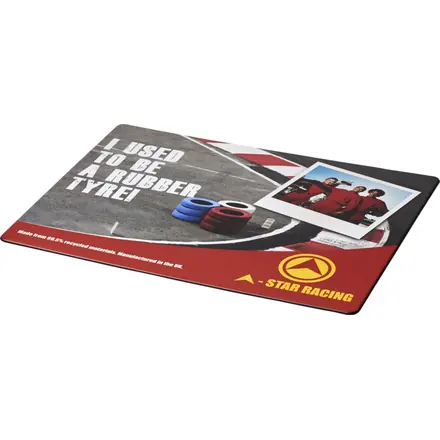 Brite-Mat® mouse mat with tyre material - PF Concept promotional product, branded with your logo