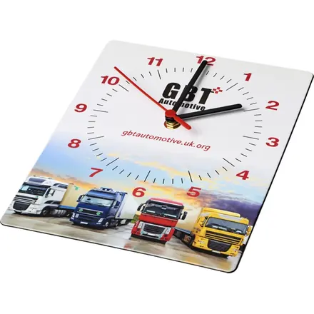 Brite-Clock® rectangular wall clock - PF Concept promotional product, branded with your logo