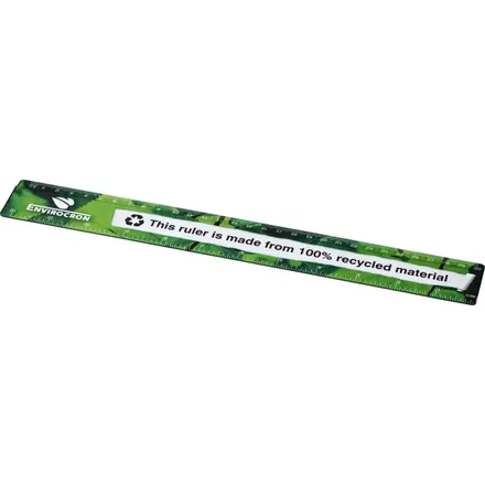 Terran 30 cm ruler from 100% recycled plastic - PF Concept promotional product, branded with your logo