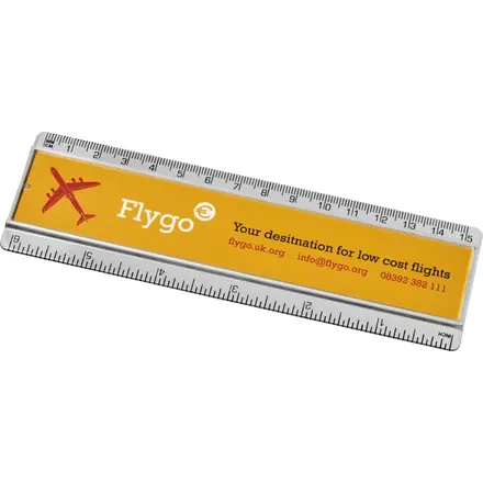Ellison 15 cm plastic insert ruler - PF Concept promotional product, branded with your logo
