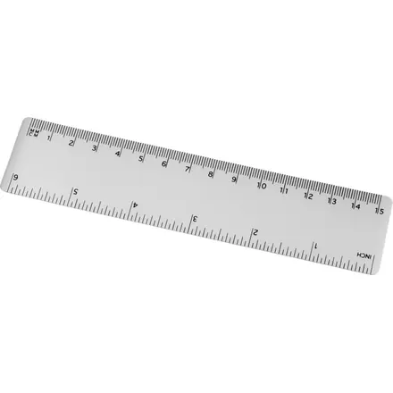 Rothko 15 cm plastic ruler - PF Concept promotional product, branded with your logo