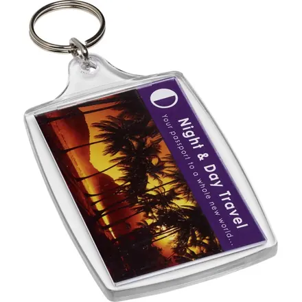 Orca L4 large keychain - PF Concept promotional product, branded with your logo