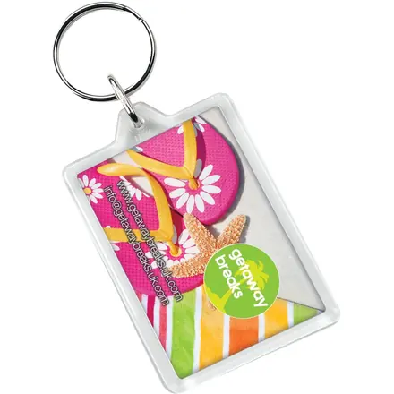 Vito C1 rectangular keychain - PF Concept promotional product, branded with your logo