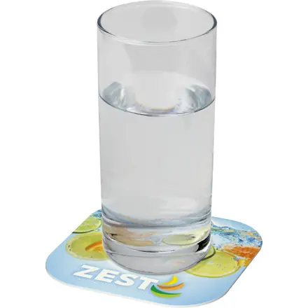 Sottobicchiere quadrato Lumin - PF Concept promotional product, branded with your logo