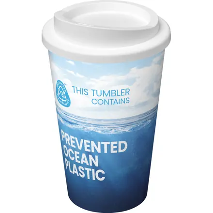 Bicchiere termico da 350 ml Brite-Americano® POP - PF Concept promotional product, branded with your logo
