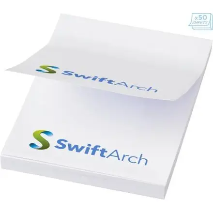 Sticky-Mate® A8 sticky notes 50x75mm - PF Concept promotional product, branded with your logo