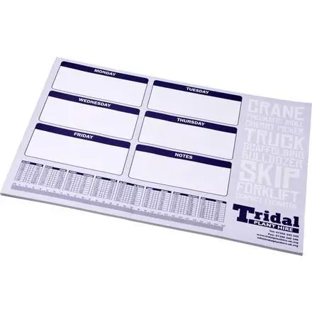 Desk-Mate® A2 notepad - PF Concept promotional product, branded with your logo