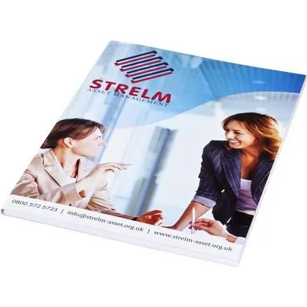 Desk-Mate® A5 notepad wrap over cover - PF Concept promotional product, branded with your logo