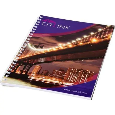 Desk-Mate® A5 spiral notebook - PF Concept promotional product, branded with your logo
