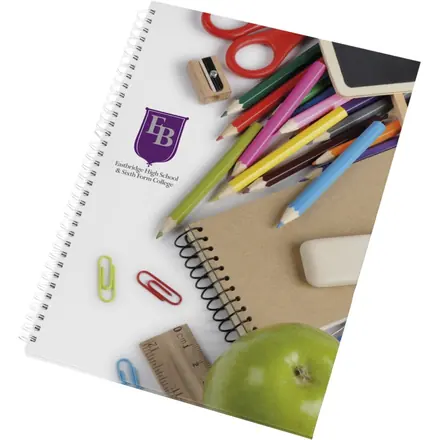Wire-o A4 notebook hard cover - PF Concept promotional product, branded with your logo