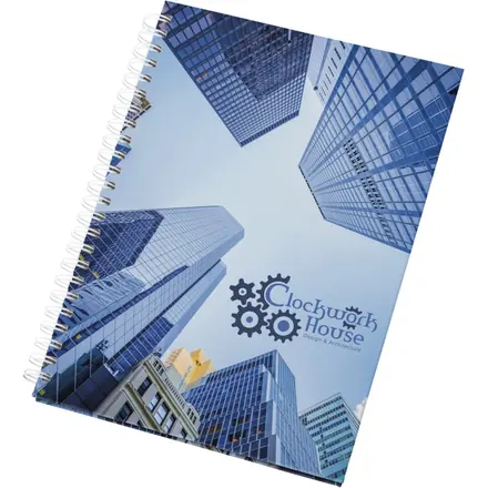 Wire-o A5 notebook hard cover - PF Concept promotional product, branded with your logo