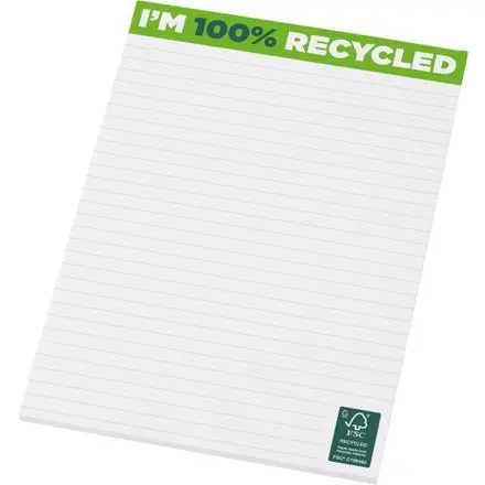 Desk-Mate® A5 recycled notepad - PF Concept promotional product, branded with your logo