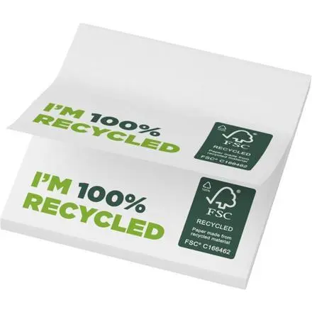 Sticky-Mate® recycled sticky notes 75 x 75 mm - PF Concept promotional product, branded with your logo