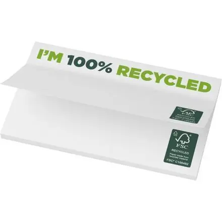 Sticky-Mate® recycled sticky notes 127 x 75 mm - PF Concept promotional product, branded with your logo