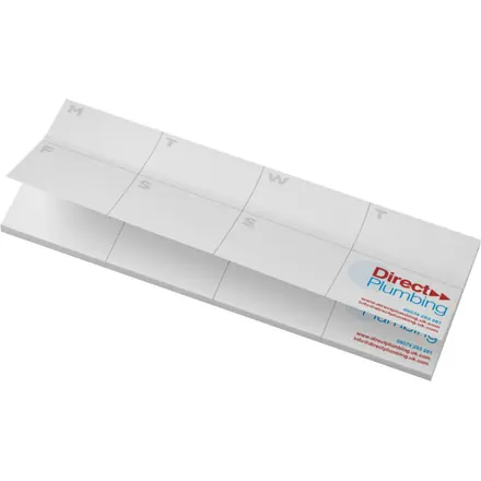 Sticky-Mate® recycled sticky notes with printed planner - PF Concept promotional product, branded with your logo