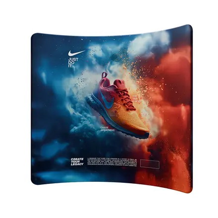 Soft Touch Fabric Displays - branded promotional product