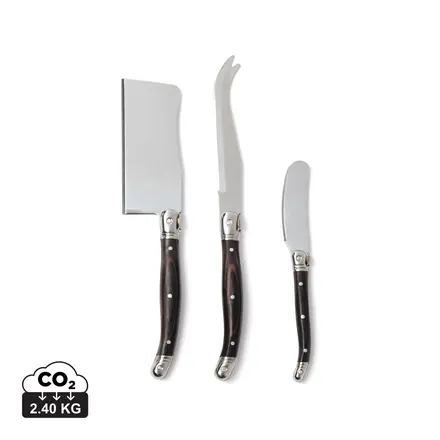 VINGA Gigaro cheese knives - XD Connects promotional product, branded with your logo