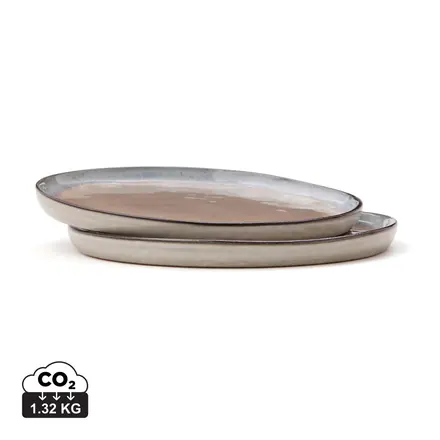 VINGA Nomimono plate 20 cm, 2 pcs set - XD Connects promotional product, branded with your logo