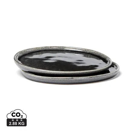 VINGA Nomimono plate 26,5 cm, 2 pcs set - XD Connects promotional product, branded with your logo