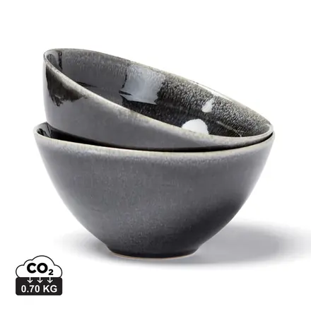 VINGA Nomimono bowl 15,5 cm, 2 pcs set - XD Connects promotional product, branded with your logo