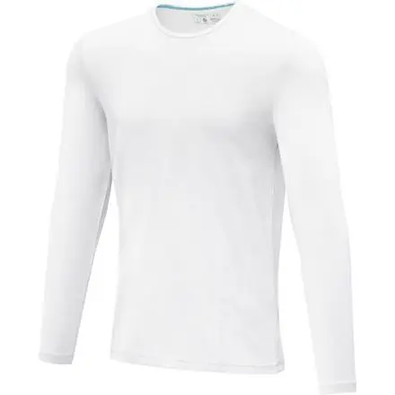 Ponoka long sleeve men's organic t-shirt - PF Concept promotional product, branded with your logo