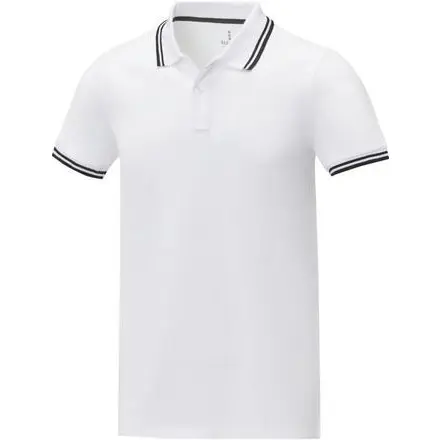 Amarago 200 g/m2 short sleeve men's tipping polo - PF Concept promotional product, branded with your logo