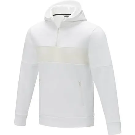 Sayan men's half zip anorak hooded sweater - PF Concept promotional product, branded with your logo