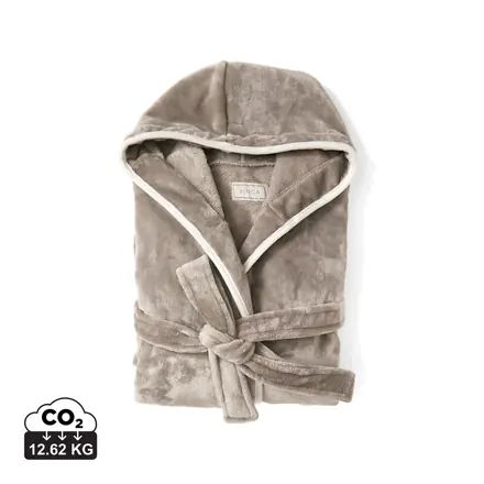 VINGA Louis luxury plush RPET robe size L - XD Connects promotional product, branded with your logo