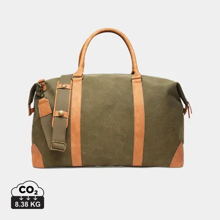 VINGA Bosler RCS recycled canvas duffelbag - XD Connects promotional product, branded with your logo