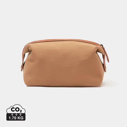 VINGA Sloane toiletry bag RCS recycled polyester - XD Connects promotional product, branded with your logo
