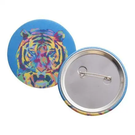 PinBadge RPET Maxi - Pin button badge - branded promotional product