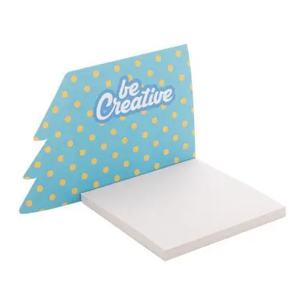 CreaStick Xmas - Custom sticky notepad, Christmas tree - branded promotional product