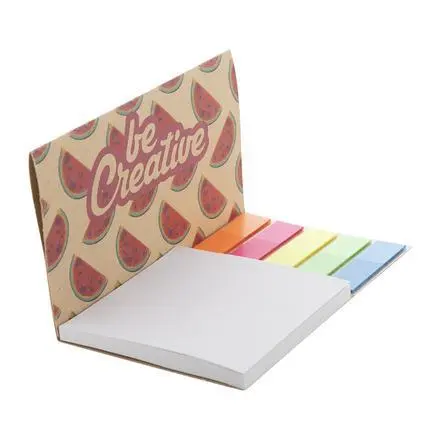 CreaStick Combo Sign Eco - Custom sticky notepad - branded promotional product