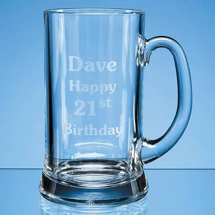 2 Pint Straight Sided Tankard - branded promotional product